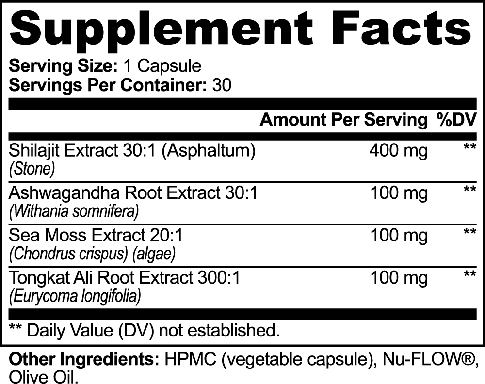 Ignite Shilajit Adaptogen Complex Capsules