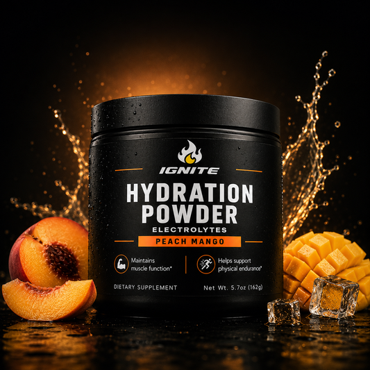 Ignite Hydration Electrolyte Powder (Peach Mango)