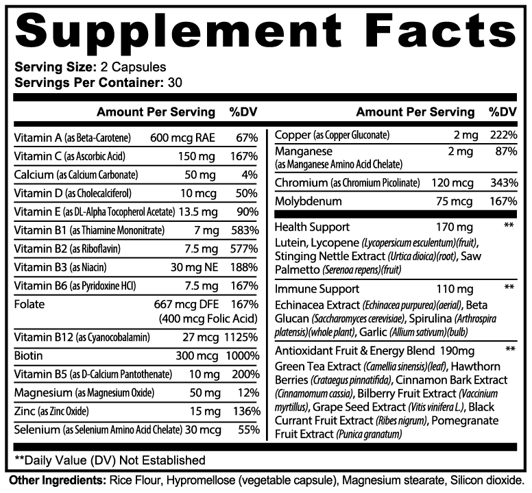 Ignite Complete Multivitamin Capsules
